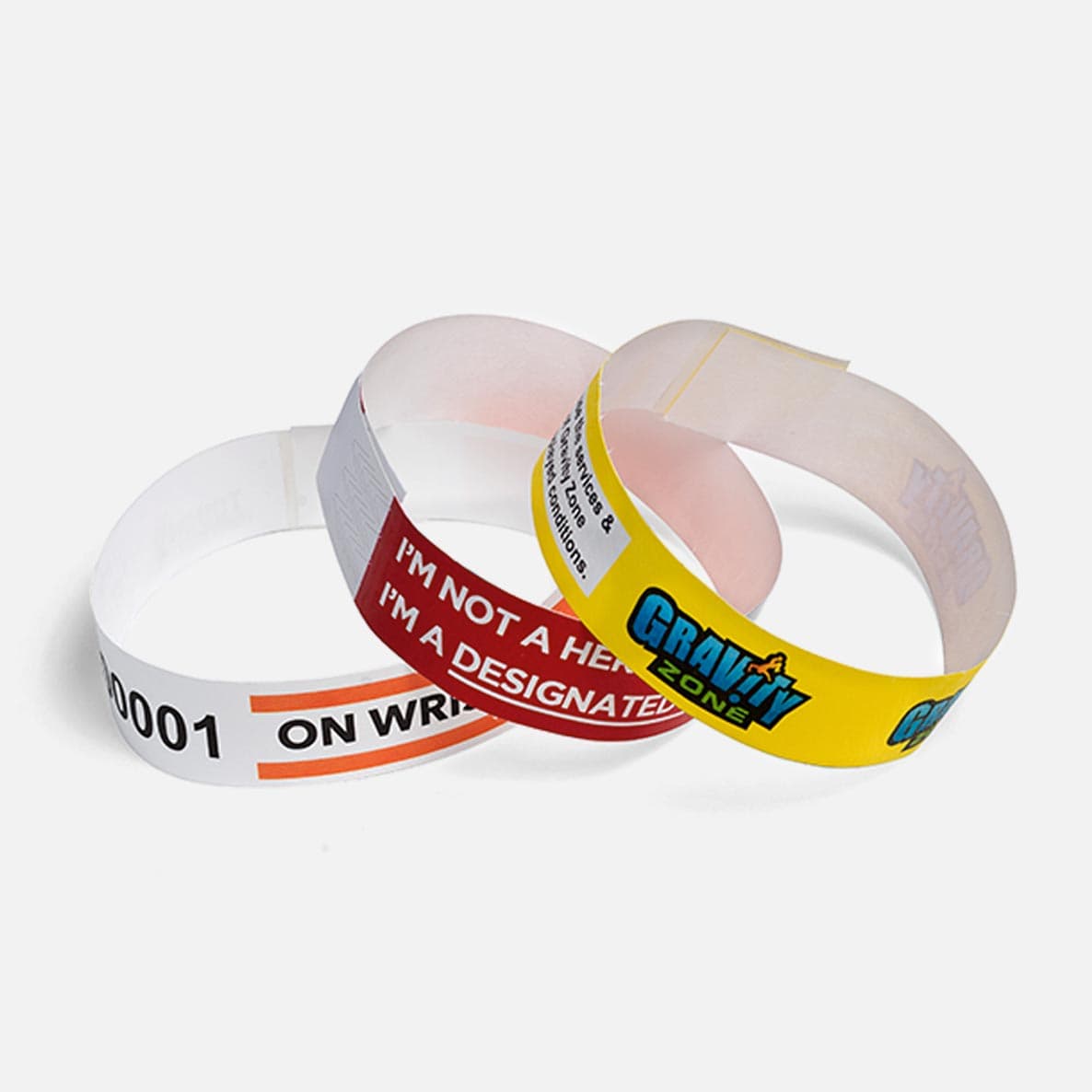 Tyvek Wristbands Full Colour 25mm