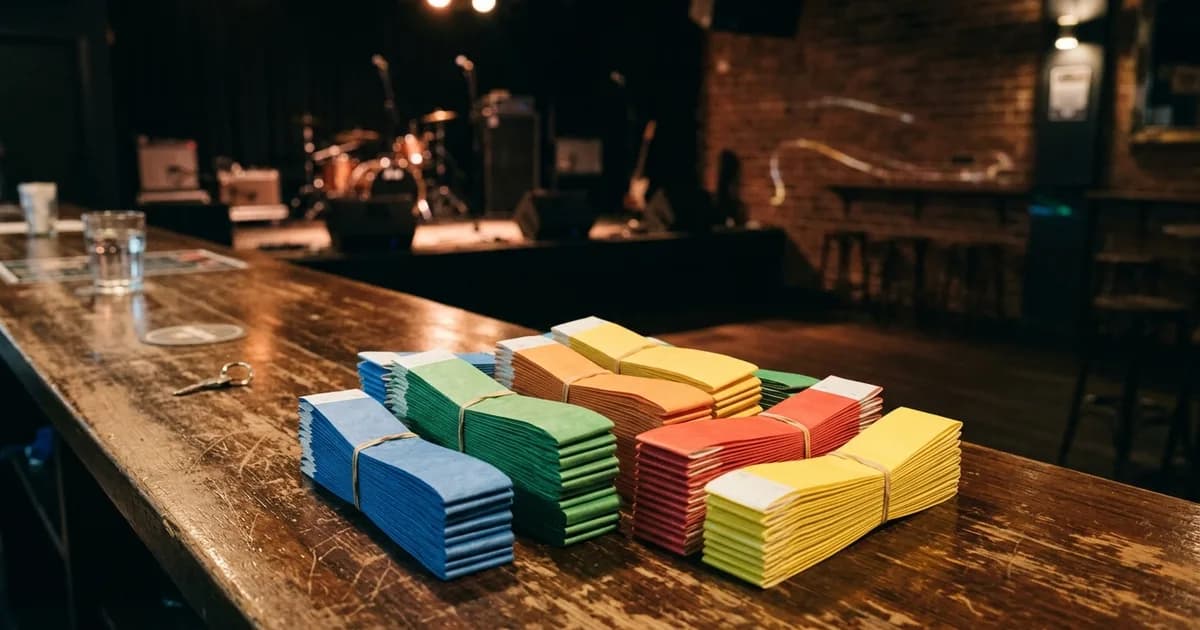 Concert wristbands