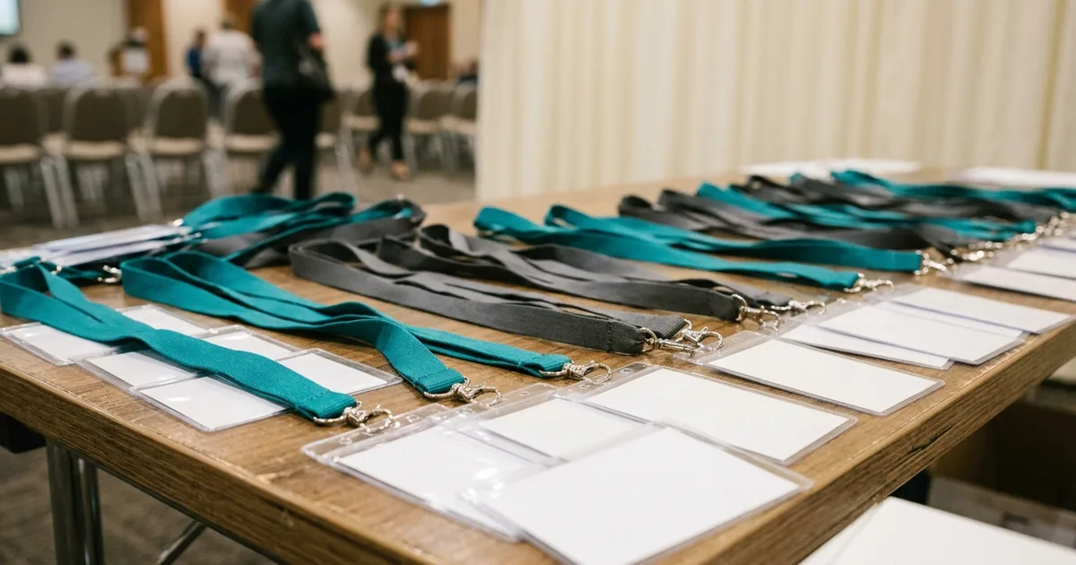 Conference lanyards