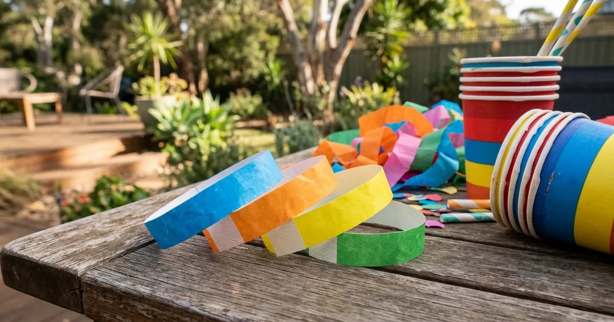 Paper wristbands