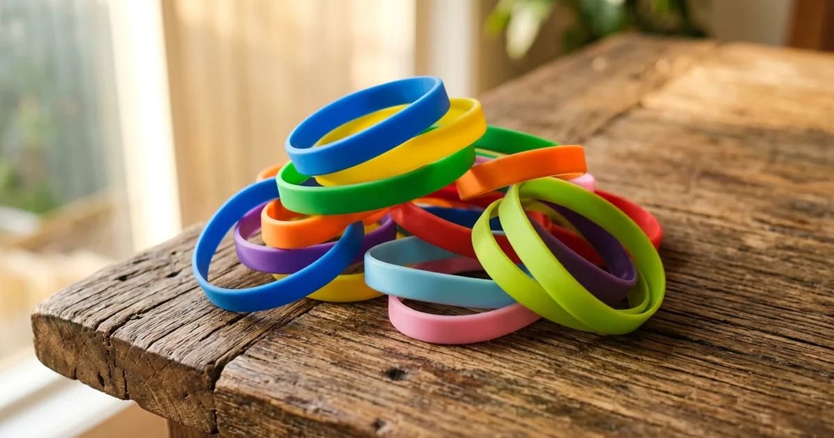 Rubber wristbands